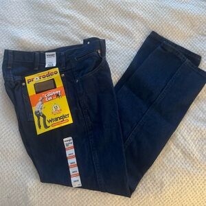 Wrangler Men's Deep Indigo Bootcut Jeans